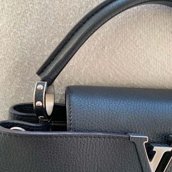 Louis Vuitton Taurillon Capucines PM Black - Picture 3 of 8